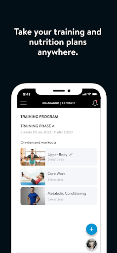 Screenshot of Healthworks + Republic Fitness