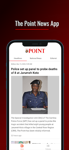 Android application The Point News screenshort