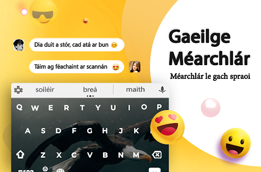 Android application Irish Keyboard screenshort