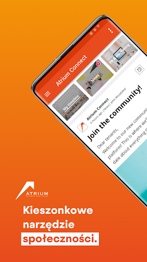Android application Atrium Connect screenshort