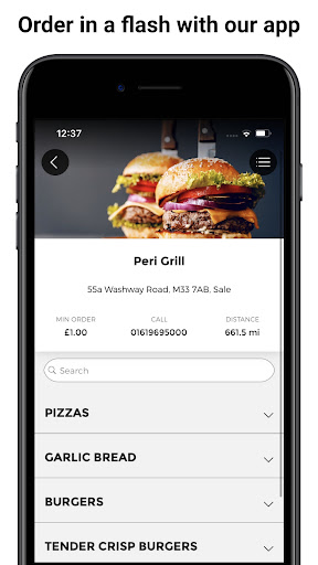 Android application Peri Grill screenshort