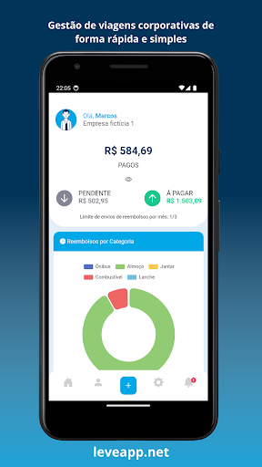 Leve - Gestão de Reembolsos Screen 2