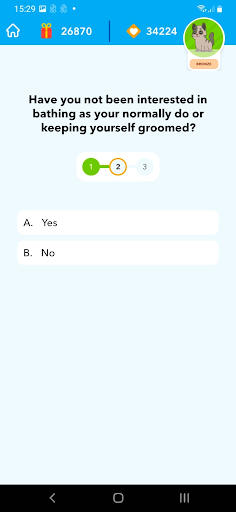 EmmaCare (Virtual Assistant) Screen 3