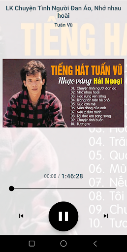 Android application Nhạc Tuấn Vũ Bolero hải ngoại screenshort