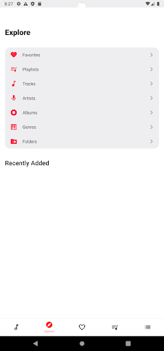 Android application Voix Music Player screenshort