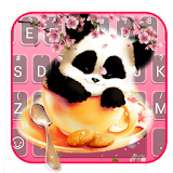 Panda Sakura Keyboard Theme icon