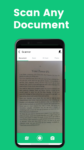 Android application Document Scanner - PDF Creator screenshort