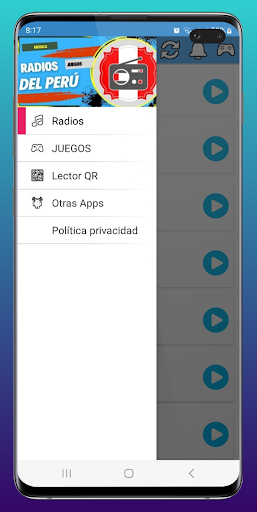 Android application Radios from Peru live screenshort