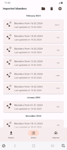 Chess Blunder Trainer Screen 2
