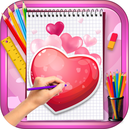 Learn to Draw Lovely Hearts logo