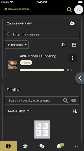 Android application Humanise Solutions screenshort