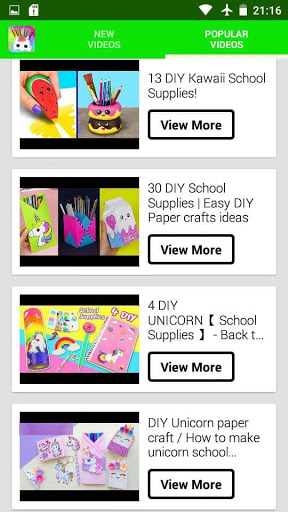 How to make School Supplies step by step