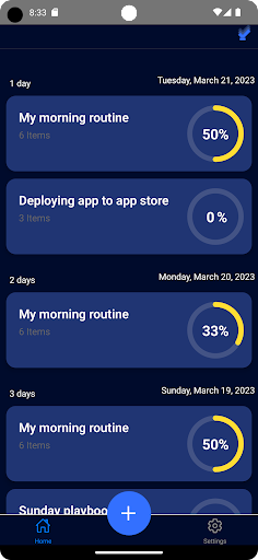 Android application Strikethru Smart Task Manager screenshort