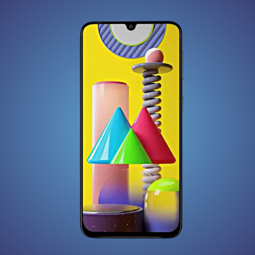 Samsung M44 Wallpaper logo