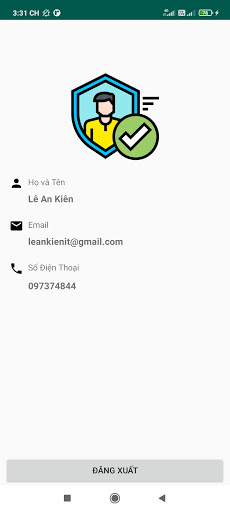 LeAnKien Authencation App Screen 2
