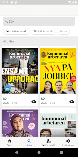 Kommunalarbetaren Screen 2