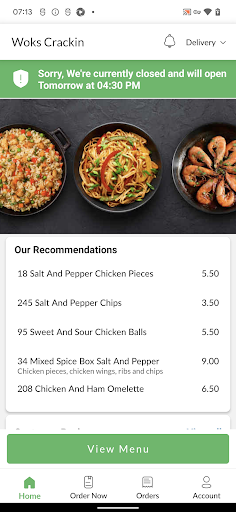 Woks Crackin Screen 2