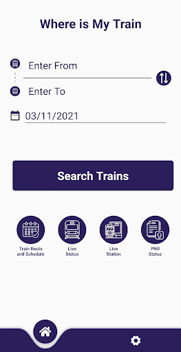 Smart Train Status - Indian Ra Screen 2