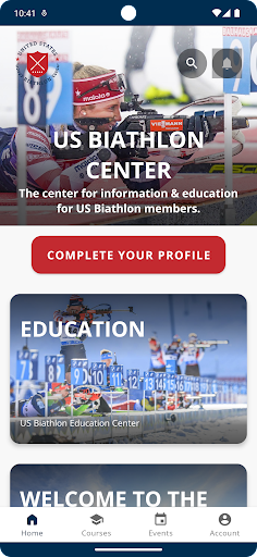 US Biathlon Center Screen 2