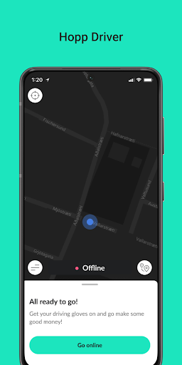 Android application Hopp Taxi Driver screenshort