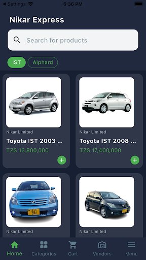 Android application Nikar Express - Buy Online screenshort
