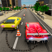 Chained Car Crash: Extreme Car Drag Racing Game icon