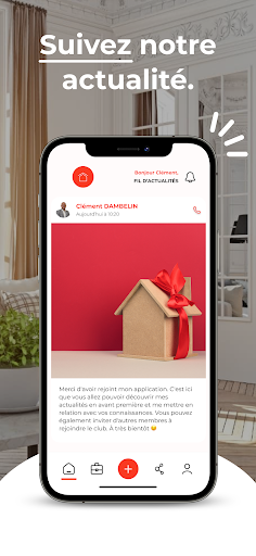Android application L'immobilier de Clément screenshort