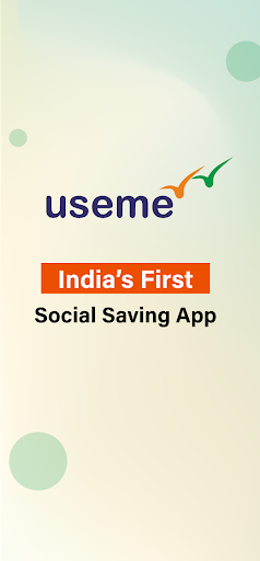 Android application Useme - Social Saving App screenshort