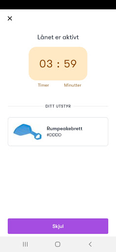 BUA self service Screen 3