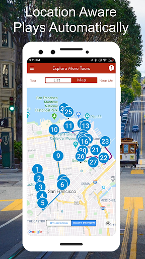 Screenshot of San Francisco Golden Gate Tour