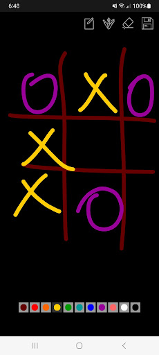Simple drawing board black Screen 3