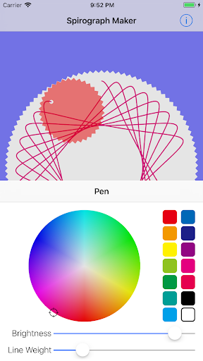Spirograph Maker Screen 2