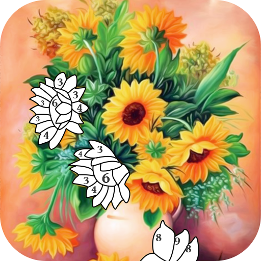 Flower Color by Number Game 1.2 Icon