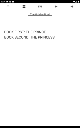 Book, The Golden Bowl Screen 3