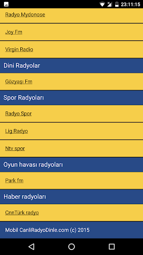 Canlı Radyo Dinle Screen 3