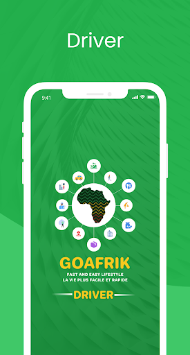 Android application GoAfrik Driver screenshort