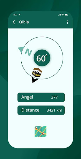 Qibla Compass Screen 2