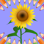 Cover Image of Tải xuống Sunflower Coloring Pages  APK