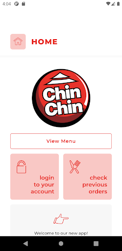 Android application Chin Chin Chinese Takeaway screenshort