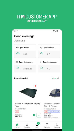 Android application ITM - Customer App screenshort