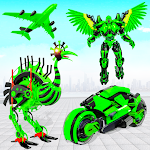 Cover Image of Download Flying Ostrich Air Jet Robot Car Game 48 APK