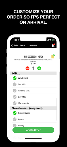Android application Brooklyn Tea screenshort