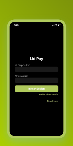 Android application LidiPay Cliente screenshort