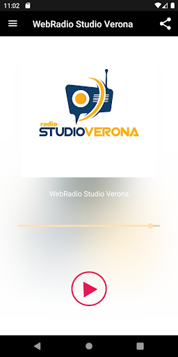 Android application WebRadio Studio Verona screenshort