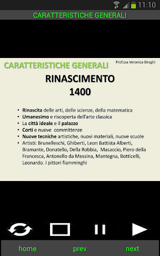 Rinascimento 1400 Arte Screen 2