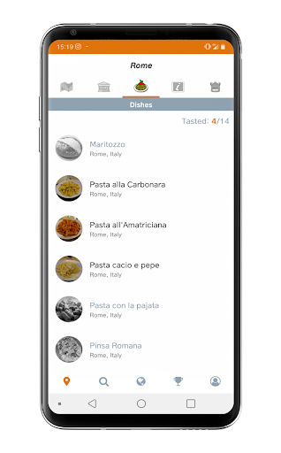Worldust - Interactive travel Screen 3