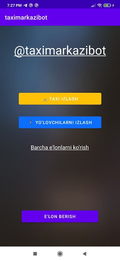 Viloyat TAXI Screenshot 4 - AppWisp.com