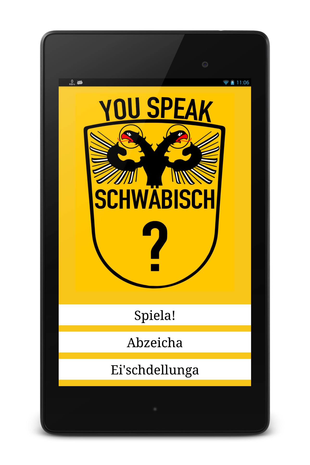 Android application You Speak Schwäbisch? screenshort