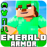 Cover Image of Download Emerald Items & Armor Mod 1.0 APK