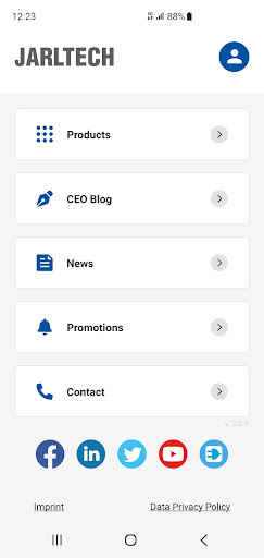 Android application Jarltech screenshort